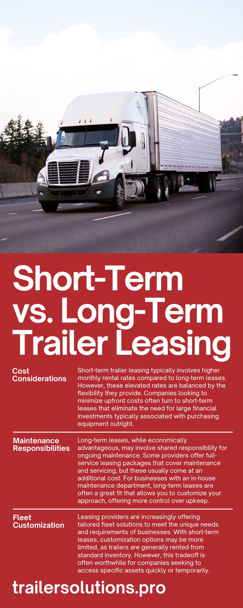 Short-Term vs. Long-Term Trailer Leasing