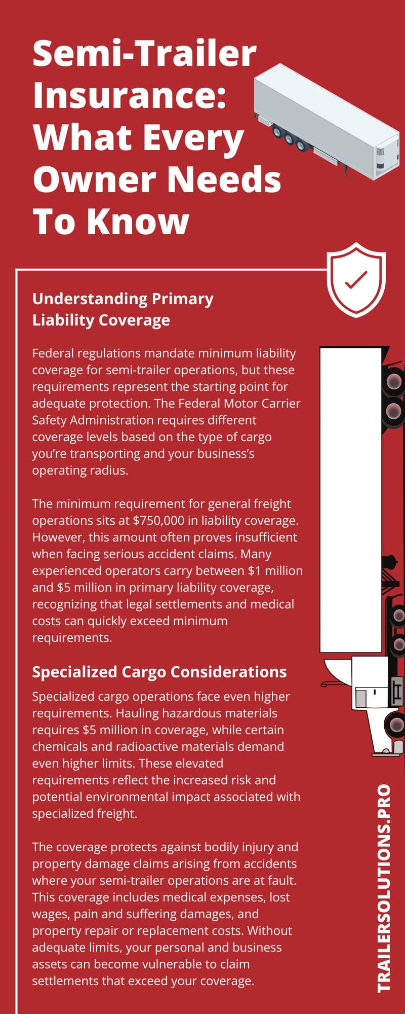 Semi-Trailer Insurance: What Every Owner Needs To Know